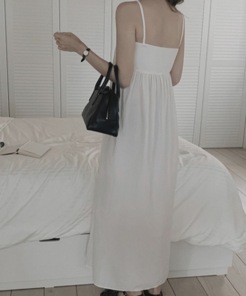 a lot of love（ア ロット オブ ラブ）の「キャミソール・サマーワンピース（ワンピース・レディース・ホワイト/ブラック・S/M）」の13枚目の写真