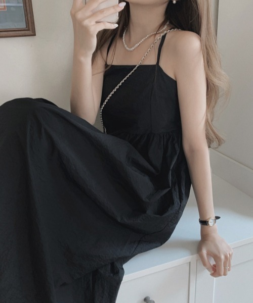 a lot of love（ア ロット オブ ラブ）の「キャミソール・サマーワンピース（ワンピース・レディース・ホワイト/ブラック・S/M）」の8枚目の写真