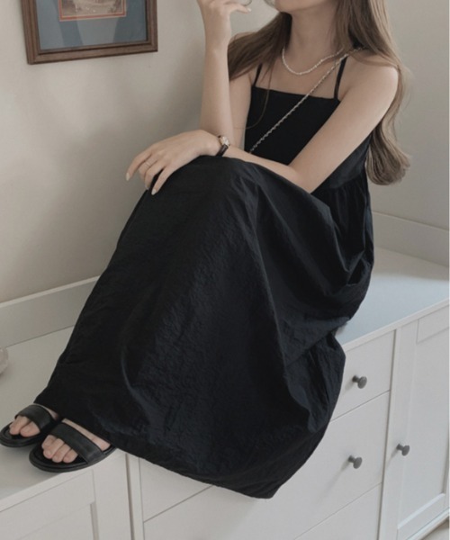 a lot of love（ア ロット オブ ラブ）の「キャミソール・サマーワンピース（ワンピース・レディース・ホワイト/ブラック・S/M）」の16枚目の写真