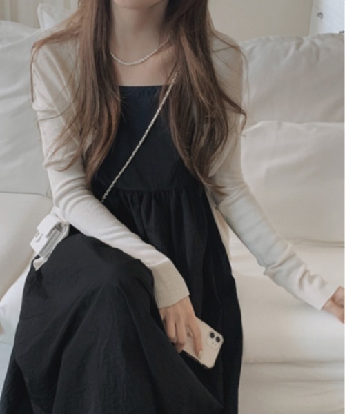 a lot of love（ア ロット オブ ラブ）の「キャミソール・サマーワンピース（ワンピース・レディース・ホワイト/ブラック・S/M）」の12枚目の写真