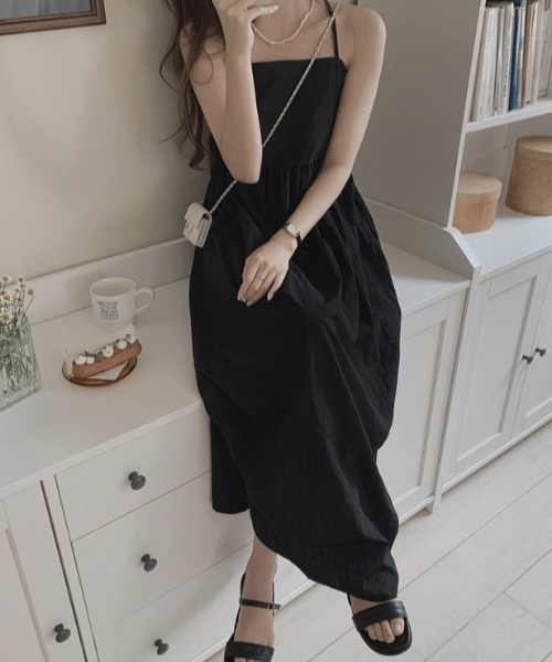 a lot of love（ア ロット オブ ラブ）の「キャミソール・サマーワンピース（ワンピース・レディース・ホワイト/ブラック・S/M）」の6枚目の写真