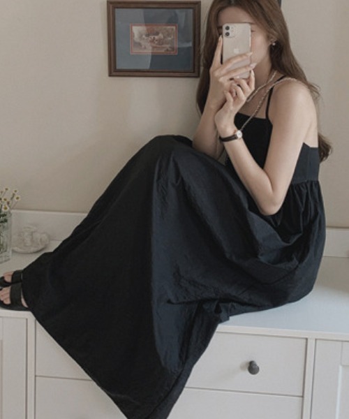 a lot of love（ア ロット オブ ラブ）の「キャミソール・サマーワンピース（ワンピース・レディース・ホワイト/ブラック・S/M）」の10枚目の写真