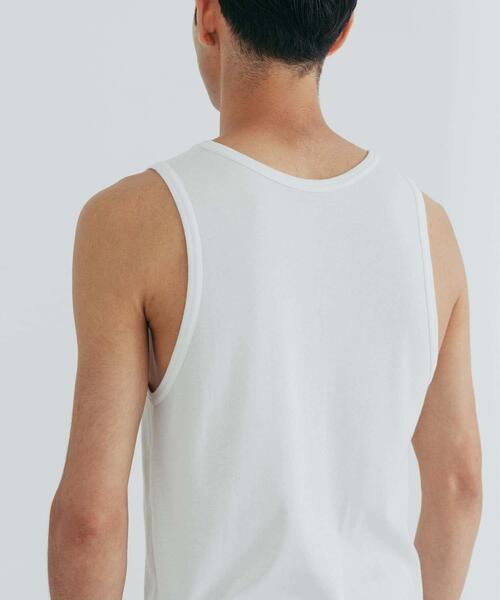 URBAN RESEARCH（アーバンリサーチ）の「『UR TECH』タンクトップ（タンクトップ・メンズ・ホワイト/チャコールグレー/ブラック・MEDIUM/LARGE）」の5枚目の写真