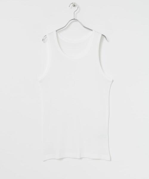 URBAN RESEARCH（アーバンリサーチ）の「『UR TECH』タンクトップ（タンクトップ・メンズ・ホワイト/チャコールグレー/ブラック・MEDIUM/LARGE）」の13枚目の写真