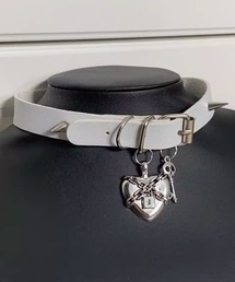 NOVESSEL（ノベセル）の「A'GEM/9 × .kom『NOVESSEL/ノベセル』ハートチョーカー（チョーカー・メンズ）」