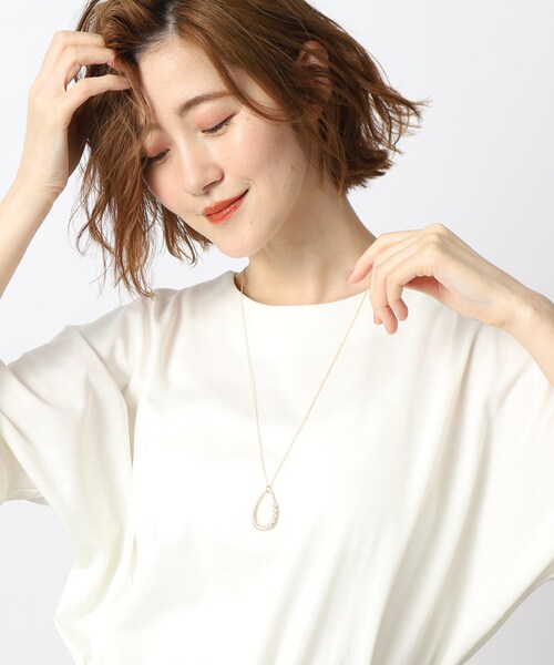 grove（グローブ）の「◆オーバルメタルパール調ワントップネックレス（ネックレス・レディース・シルバー/ゴールド/ピンクゴールド・00）」の11枚目の写真
