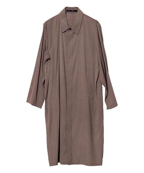 NO ID.（ノーアイディ）の「mj9399- ｽﾃﾝｶﾗｰｼｬﾂｺｰﾄ（ステンカラーコート・メンズ・ブルーグリーン/ブラック/ブラウン・ONE SIZE）」の18枚目の写真