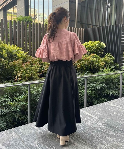 WILLSELECTION(ウィルセレクション)の「シアーチェックフリルブラウス(シャツ/ブラウス・レディース・ブラック/オフホワイト/ピンク・MEDIUM)」の21枚目の写真