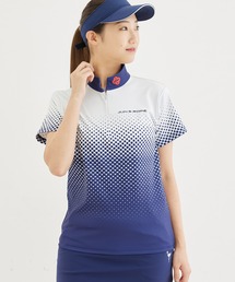 JUN&ROPE' | 【UV】【接触冷感】ドットグラディエント柄半袖プルオーバー(Tシャツ/カットソー)