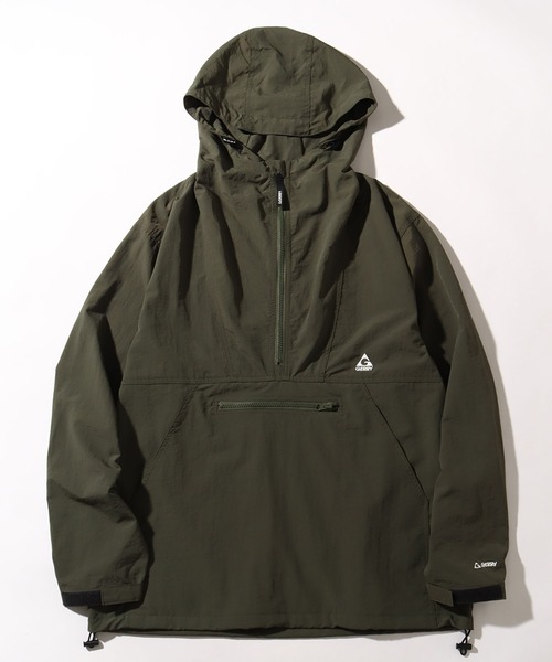 GERRY（ジェリー）の「【GERRY/ジェリー】 アノラック ハーフジップナイロンジャケット（ナイロンジャケット・メンズ・ベージュ/カーキ/ブラック・M/L/LL）」の3枚目の写真