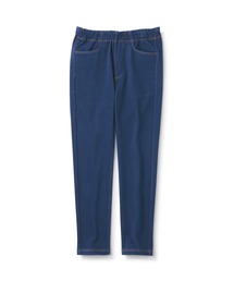 ジャージーデニム調レギンスパンツ（キッズ）