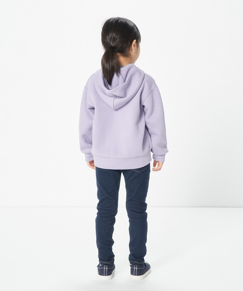 無印良品（ムジルシリョウヒン）の「ジャージーデニム調レギンスパンツ（キッズ）（デニムパンツ・キッズ・ネイビー系/ブラック/ネイビー・150/140/130/110/120）」の6枚目の写真