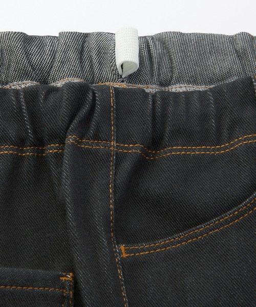 無印良品（ムジルシリョウヒン）の「ジャージーデニム調レギンスパンツ（キッズ）（デニムパンツ・キッズ・ネイビー系/ブラック/ネイビー・150/140/130/110/120）」の10枚目の写真