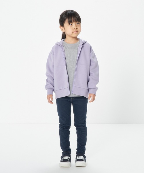無印良品（ムジルシリョウヒン）の「ジャージーデニム調レギンスパンツ（キッズ）（デニムパンツ・キッズ・ネイビー系/ブラック/ネイビー・150/140/130/110/120）」の12枚目の写真