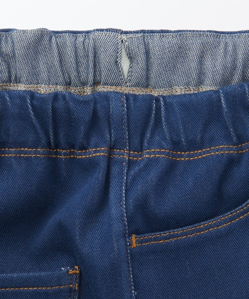 無印良品（ムジルシリョウヒン）の「ジャージーデニム調レギンスパンツ（キッズ）（デニムパンツ・キッズ・ネイビー系/ブラック/ネイビー・150/140/130/110/120）」の17枚目の写真