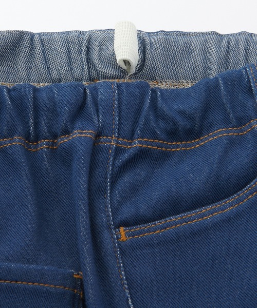無印良品（ムジルシリョウヒン）の「ジャージーデニム調レギンスパンツ（キッズ）（デニムパンツ・キッズ・ネイビー系/ブラック/ネイビー・150/140/130/110/120）」の18枚目の写真