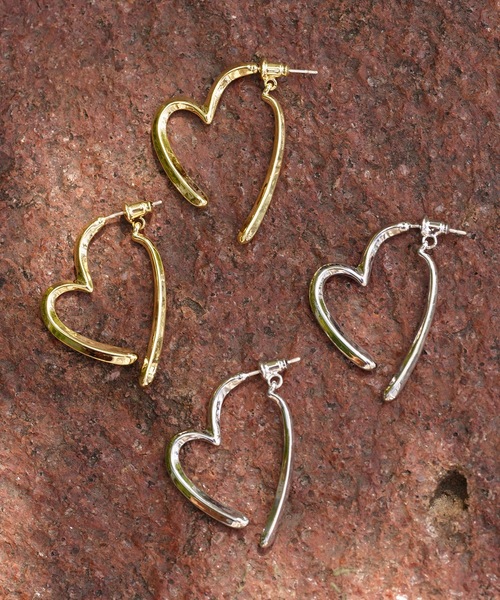 ハートフープピアス（ピアス（両耳用））｜ANOH（アノー）の