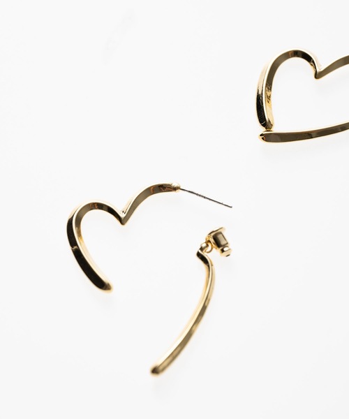ANOH（アノー）の「ハートフープピアス（ピアス（両耳用）・レディース・ゴールド/シルバー・FREE）」の11枚目の写真