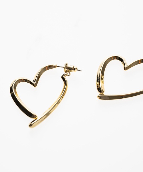 ハートフープピアス（ピアス（両耳用））｜ANOH（アノー）の