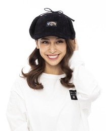 BILLABONG レディース TRAPPER CAP キャップ 【2023年秋冬モデル】/ビラボンコーデュロイブランドロゴトラッパーキャップ