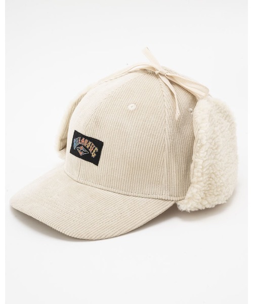 BILLABONG（ビラボン）の「BILLABONG レディース TRAPPER CAP キャップ 【2023年秋冬モデル】/ビラボンコーデュロイブランドロゴトラッパーキャップ（キャップ・レディース・ブラウン/ブラック/オフホワイト・FREE）」の6枚目の写真