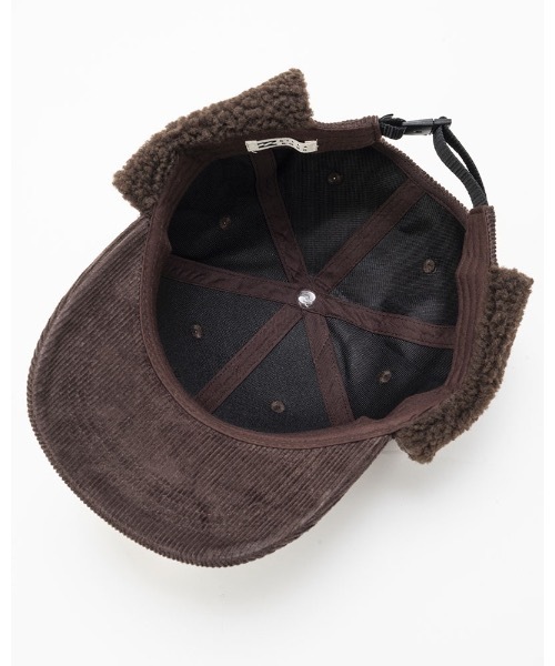 BILLABONG（ビラボン）の「BILLABONG レディース TRAPPER CAP キャップ 【2023年秋冬モデル】/ビラボンコーデュロイブランドロゴトラッパーキャップ（キャップ・レディース・ブラウン/ブラック/オフホワイト・FREE）」の22枚目の写真
