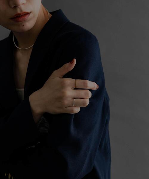 SMELLY(スメリー)の「SMELLY so’ slim basic ring(リング・レディース・ゴールド・7/11/3)」の4枚目の写真