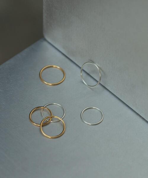 SMELLY(スメリー)の「SMELLY so’ slim basic ring(リング・レディース・ゴールド・7/11/3)」の5枚目の写真
