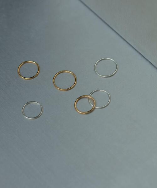 SMELLY(スメリー)の「SMELLY so’ slim basic ring(リング・レディース・ゴールド・7/11/3)」の6枚目の写真