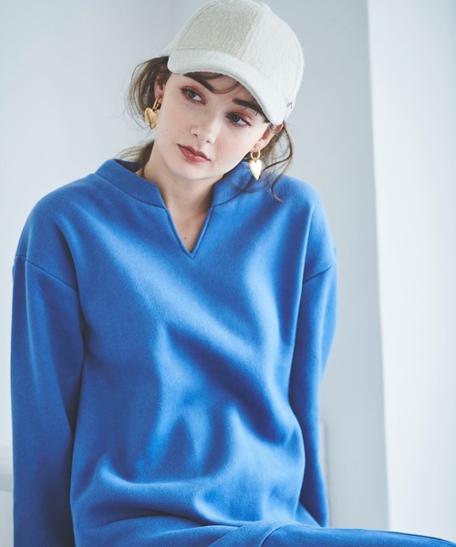 31 Sons de mode（トランテアン　ソン　ドゥ　モード）の「シャギーキャップ（キャップ・レディース・クリーム/ブラック/グレー・フリー）」の11枚目の写真