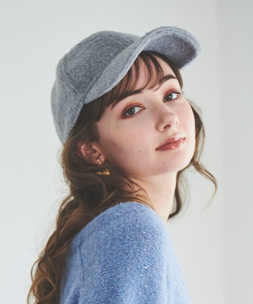 31 Sons de mode（トランテアン　ソン　ドゥ　モード）の「シャギーキャップ（キャップ・レディース・クリーム/ブラック/グレー・フリー）」の17枚目の写真