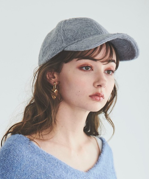 31 Sons de mode（トランテアン　ソン　ドゥ　モード）の「シャギーキャップ（キャップ・レディース・クリーム/ブラック/グレー・フリー）」の18枚目の写真