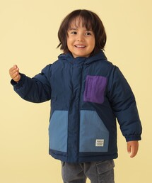 BEAMS mini（ビームスミニ）の「BEAMS mini / 2way カラーブロック コート 23FW（90～150cm）（ブルゾン・キッズ）」
