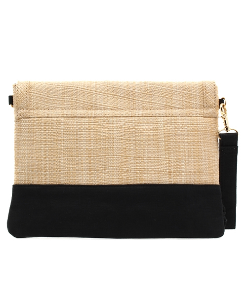 Chico（チコ）の「雑材リボンクラッチ（クラッチバッグ・レディース・ブラック/アイボリー/ネイビー・FREE）」の5枚目の写真