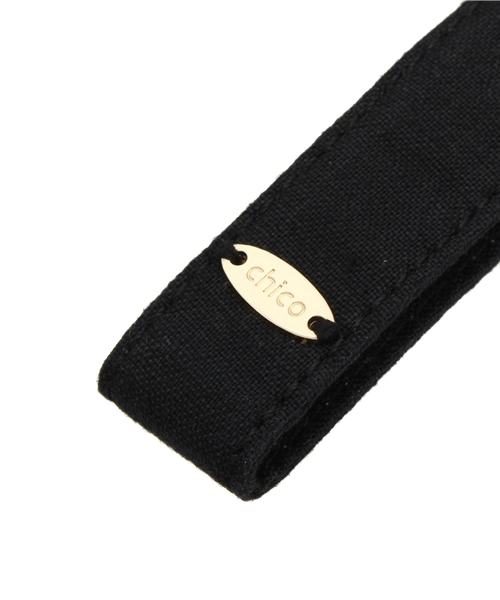 Chico（チコ）の「雑材リボンクラッチ（クラッチバッグ・レディース・ブラック/アイボリー/ネイビー・FREE）」の8枚目の写真
