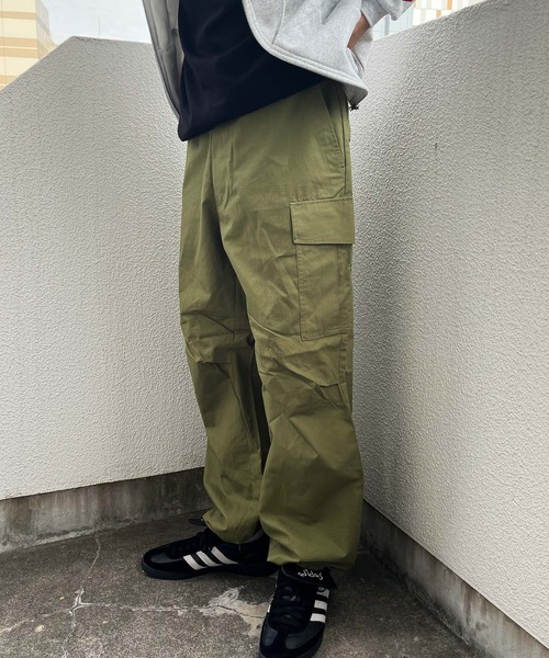THE BAREFOOT（ベアフット）の「【 California Sportswear / カリフォルニアスポーツウェア 】カーゴパンツ UNGLE FATIGUE PT（カーゴパンツ・メンズ・オリーブドラブ/ブラック・S/L/M）」の6枚目の写真