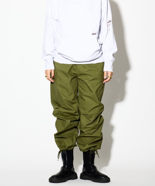 THE BAREFOOT（ベアフット）の「【 California Sportswear / カリフォルニアスポーツウェア 】カーゴパンツ UNGLE FATIGUE PT（カーゴパンツ・メンズ・オリーブドラブ/ブラック・S/L/M）」の20枚目の写真