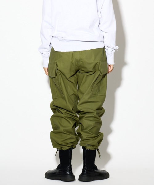 THE BAREFOOT（ベアフット）の「【 California Sportswear / カリフォルニアスポーツウェア 】カーゴパンツ UNGLE FATIGUE PT（カーゴパンツ・メンズ・オリーブドラブ/ブラック・S/L/M）」の22枚目の写真