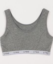 LOVETOXIC（ラブトキシック）の「【LTXC】ロゴゴムハーフトップ（スポーツブラ・キッズ）」