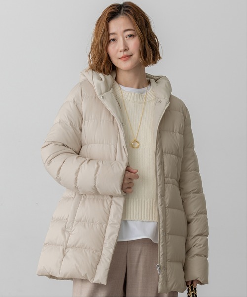 VERY12月号掲載/新色追加】シレータフタ ミドル丈 ダウンコート