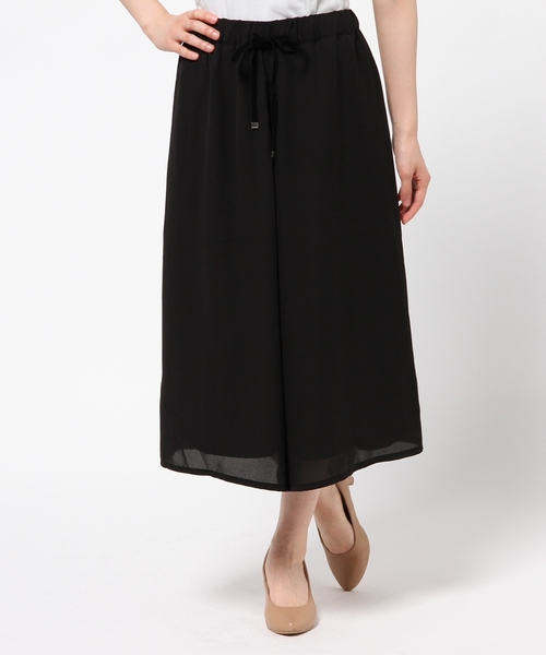 CROON A SONG（クルーンアソング）の「ジョーゼットガウチョパンツ（その他パンツ・レディース・ホワイト/ブラック/カーキ・FREE）」の12枚目の写真