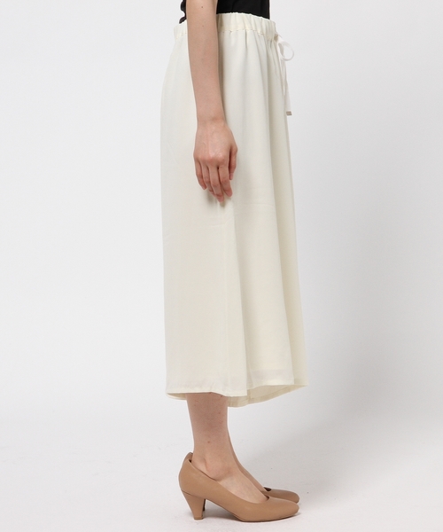 CROON A SONG（クルーンアソング）の「ジョーゼットガウチョパンツ（その他パンツ・レディース・ホワイト/ブラック/カーキ・FREE）」の11枚目の写真