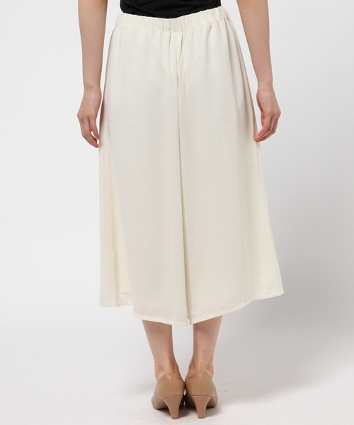 CROON A SONG（クルーンアソング）の「ジョーゼットガウチョパンツ（その他パンツ・レディース・ホワイト/ブラック/カーキ・FREE）」の10枚目の写真