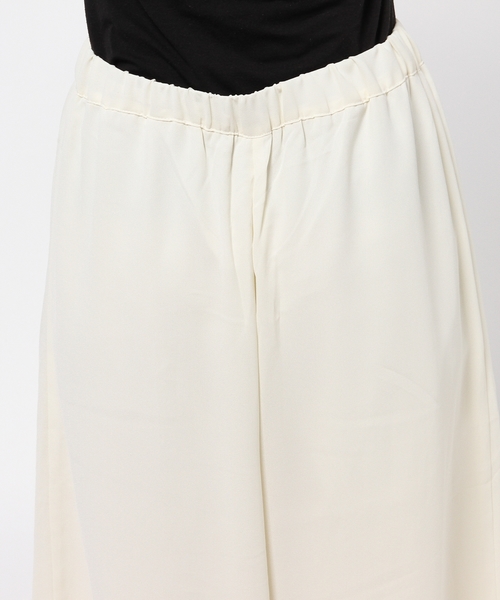 CROON A SONG（クルーンアソング）の「ジョーゼットガウチョパンツ（その他パンツ・レディース・ホワイト/ブラック/カーキ・FREE）」の8枚目の写真