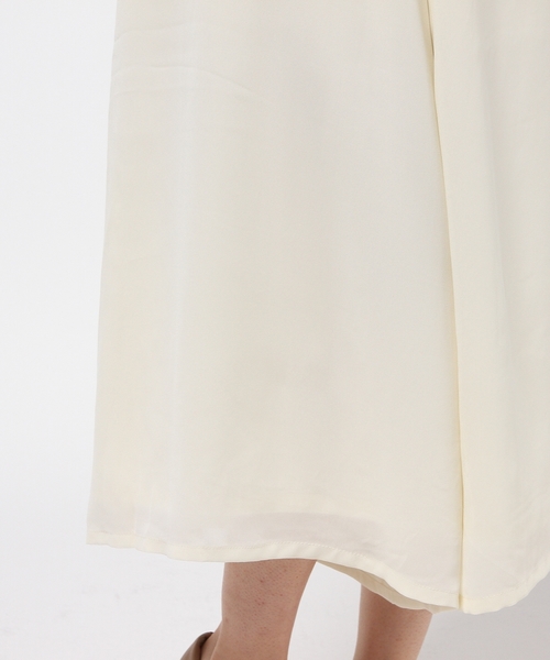 CROON A SONG（クルーンアソング）の「ジョーゼットガウチョパンツ（その他パンツ・レディース・ホワイト/ブラック/カーキ・FREE）」の7枚目の写真