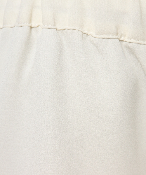 CROON A SONG（クルーンアソング）の「ジョーゼットガウチョパンツ（その他パンツ・レディース・ホワイト/ブラック/カーキ・FREE）」の5枚目の写真