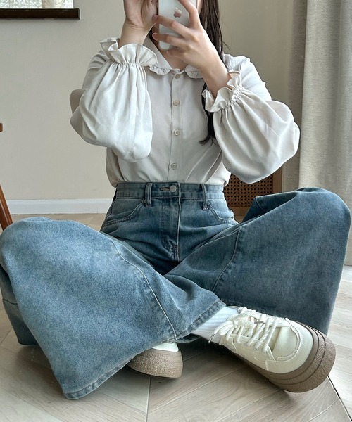 Cham.（チャム）の「カジュアルキャンバススニーカー（スニーカー・レディース・オフホワイト/ブラック/ベージュ・22.5/23/23.5/24/24.5/25）」の7枚目の写真