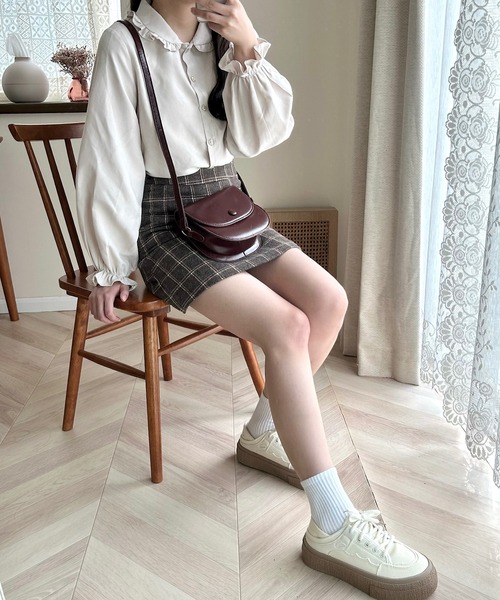 Cham.（チャム）の「カジュアルキャンバススニーカー（スニーカー・レディース・オフホワイト/ブラック/ベージュ・22.5/23/23.5/24/24.5/25）」の8枚目の写真