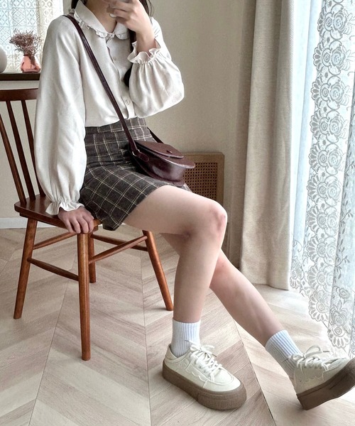 Cham.（チャム）の「カジュアルキャンバススニーカー（スニーカー・レディース・オフホワイト/ブラック/ベージュ・22.5/23/23.5/24/24.5/25）」の18枚目の写真