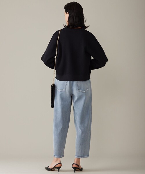 自由区(ジユウク)の「【洗える】パールディティールニット カーディガン(カーディガン/ボレロ・レディース・ライトグレー系/ネイビー系・38)」の14枚目の写真